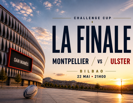 Finale Challenge Cup 2026 : Montpellier v Ulster + Hôtel 4* à Bilbao - 1