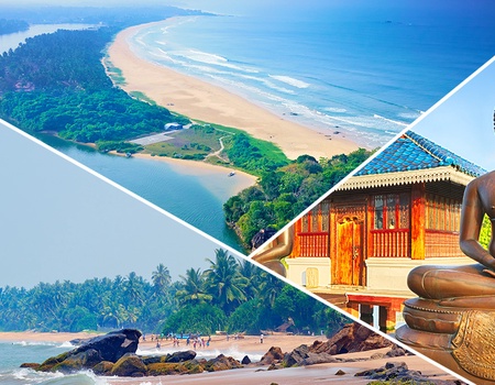 Circuit Escapade Ceylanaise 4* et Ôclub Experience Pandanus Beach Resort et Spa 5*