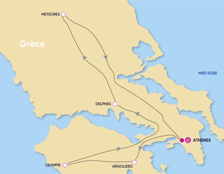 Circuit Grèce classique & Météores 3* ou 4* - 2