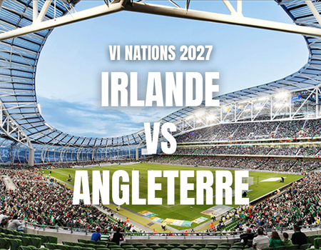 Match Rugby Irlande v Angleterre (Tournoi des VI Nations 2027) avec Hôtel 4* - 1