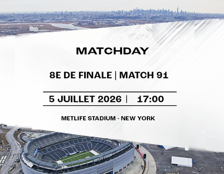 Coupe du Monde 8e de finale à New York avec hôtel 4* - 1