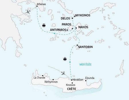 Circuit La Crète et les Cyclades
