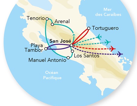 Circuit Explorations du Costa Rica - 2