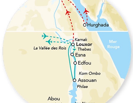 Combiné Splendeurs des Pharaons, Le Caire & Hurghada Bateau Premium 5* & Hôtel au Caire 5* 15J/14N - déc 2026/2027 - Limité à 28 pers. - Louxor, Egypte - Image 2