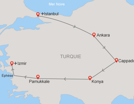 Circuit La Turquie Légendaire 5* ***** - 2