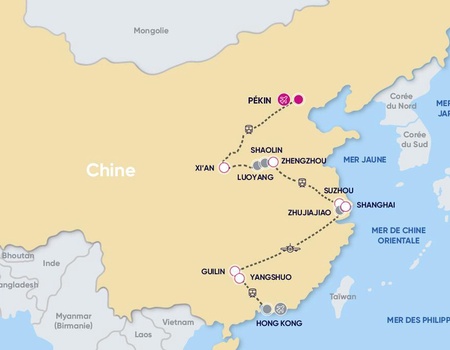 Circuit les connaisseurs : Chine de la Grande Muraille aux Karsts de Guilin jusqu'à la Vibrante Hong Kong 5* - 2