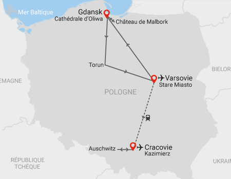 Circuit Toutes les richesses de Pologne 3* - 2