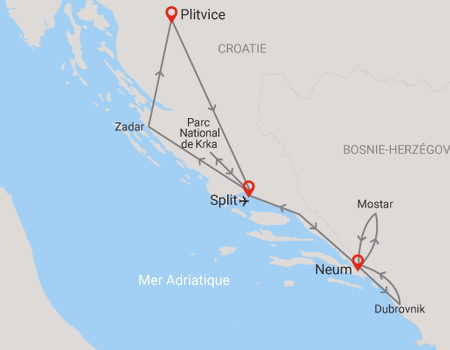 Circuit Beautés de l'Adriatique 3* - 2