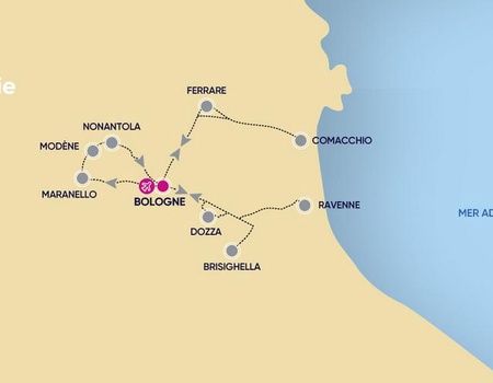 Autotour Break en Emilie Romagne 4* - 2