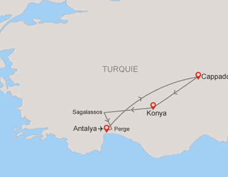 Circuit De la Cappadoce à la Côte Turquoise **** - 2