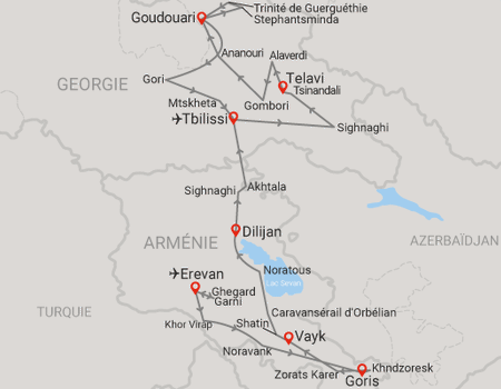 Circuit Inoubliable Caucase entre Arménie et Géorgie (maximum 12 participants) *** - 2