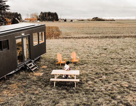 Tiny House :  face à l'étendue de la campagne du Loiret - Yonne - Cravant, Centre - Image 5