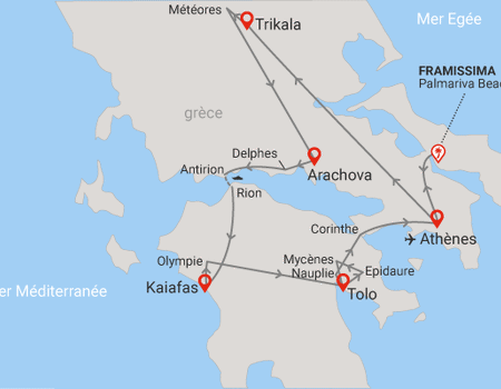 Combiné circuit et hôtel Grand Tour de Grèce 3* et extension 3 nuits Framissima Palmariva Beach 4* - 2