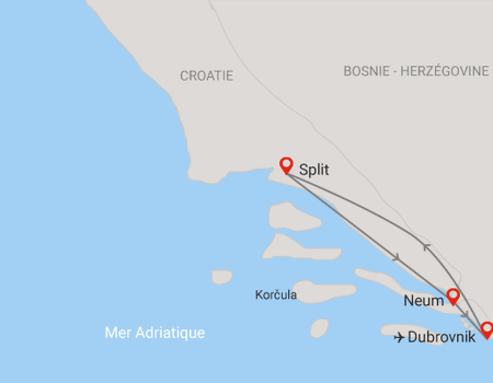 Autotour Balade sur la côte dalmate 4* - 2