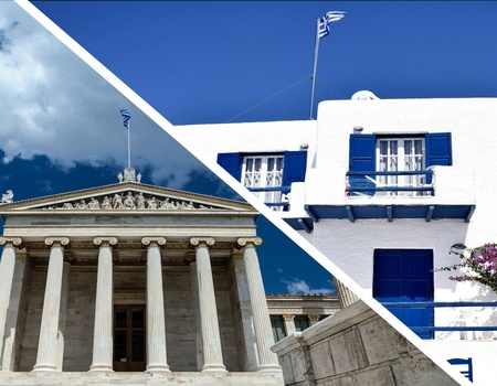 Combiné Athènes et 2 îles : Paros et Mykonos