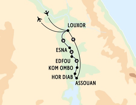 Combiné Regard sur le Nil en dahabieh + Pré extension le Caire 2026 - 2
