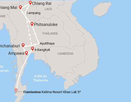 Combiné circuit et hôtel Beautés de Thaïlande + extension Framissima Kalima Resort Khao Lak - 2