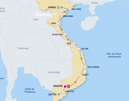 Circuit Route Mandarine 4*/5* - 2