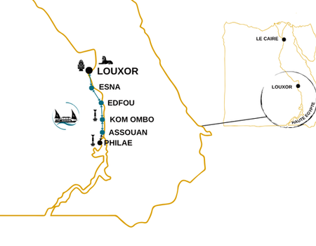 Croisière Les Mystères du Nil en Dahabeya 5* - 2