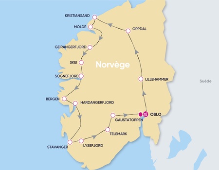 Circuit Vision des Fjords - 2