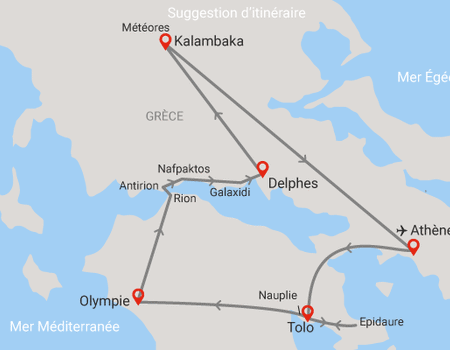 Autotour Grèce Classique et Météores 4* - 2