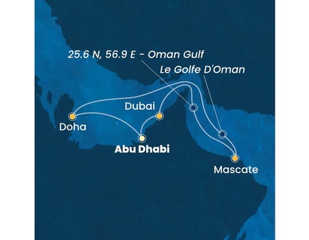 Croisière Emirats Arabes Unis, Oman à bord du Costa Smeralda - 5