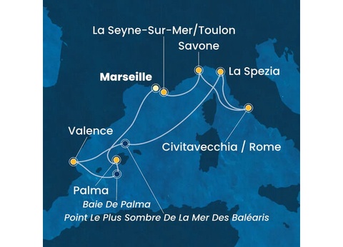 Croisière Méditerranée à bord du Costa Pacifica - 7