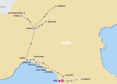 Autotour de la Toscane aux Lacs Italiens 4* - 2