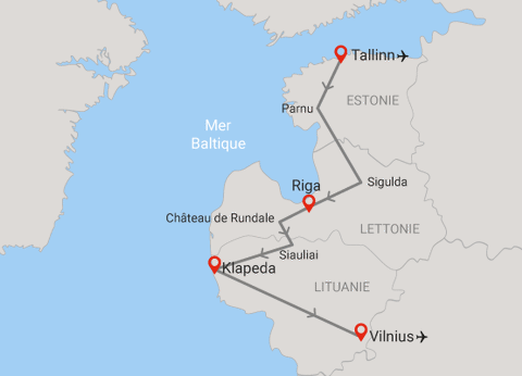 Circuit Couleurs des pays baltes 4* - 26