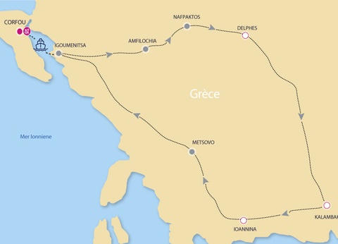 AUTOTOUR CORFOU IOANNINA DELPHES & LES METEORES - 2