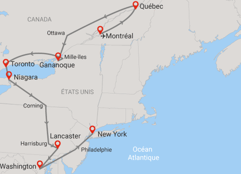 Circuit Panorama du Grand Est, de Montréal à New York - 21