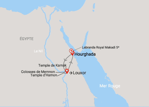 Combiné hôtels Éternelle Louxor aux récifs d'Hurghada 5* - 17