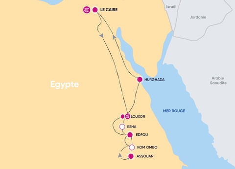 Combiné Ô Merveilles de l'Egypte 4* - 2