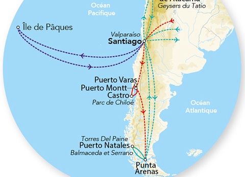 Séjour Chiloé & Merveilles du Chili & Séjour Île de Pâques 19J/16N - 2026 - Limité à 12 pers. - 4