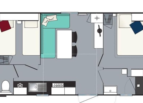 Camping Le Nid d'Eté, 4* - 256