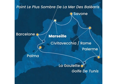 Croisière Méditerranée à bord du Costa Toscana - 7
