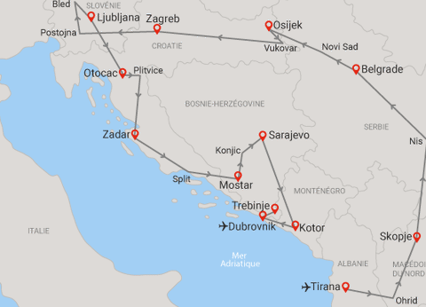 Circuit Toutes les richesses des Balkans - 25