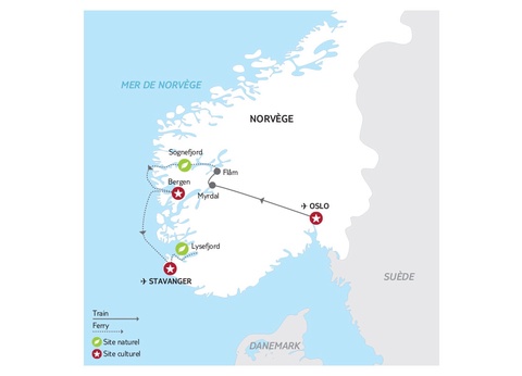 Circuit La Norvège du Sud et ses fjords en train et bateau - 19