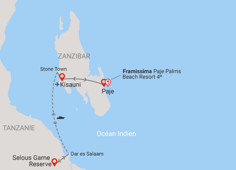 Combiné circuit et hôtel Framissima Paje Palms Beach Resort 4* avec 2 nuits au Parc de Selous - 23