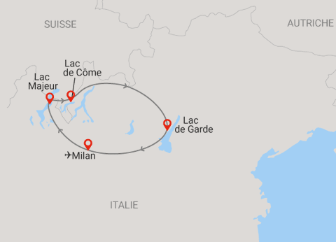 Autotour Balade sur les routes des lacs italiens en liberté, arrivée Milan **** - 17