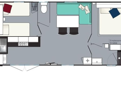 Camping Le Nid d'Eté, 4* - 280