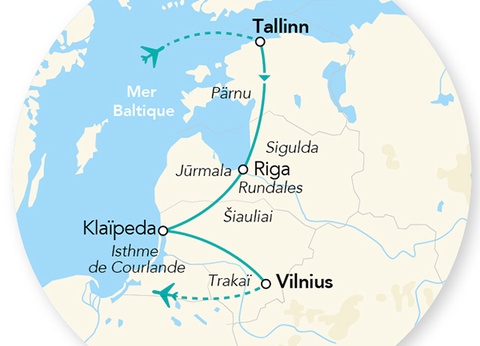 Circuit Merveilles des Pays Baltes 8J/7N - 2026 - 2