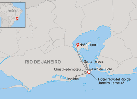 Circuit Rio Essentiels au Novotel Rio de Janeiro Leme (maximum 10 participants) **** - 23