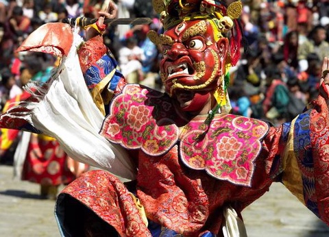 Festivals du Bhoutan, Tsechu de Paro - Népal, Bhoutan - 13
