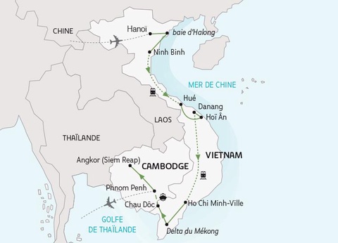 Le Vietnam et le Cambodge, du Tonkin aux temples d'Angkor - 2