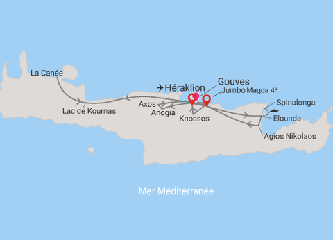 Circuit Trésors Crétois, logement au Club Jumbo Magda 4* - 28