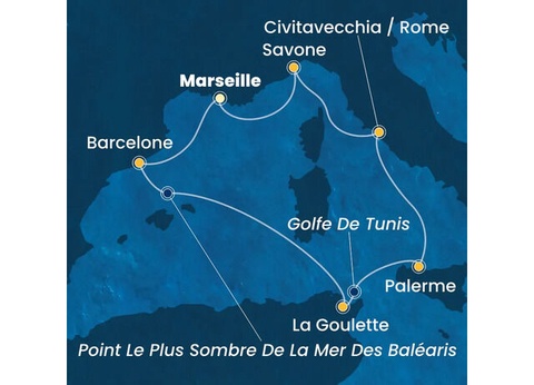 Croisière Costa Smeralda - Départs de janvier à mai 2026 - 6