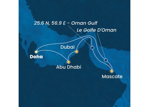 Croisière Emirats Arabes Unis et Oman à bord du Costa Smeralda - 5