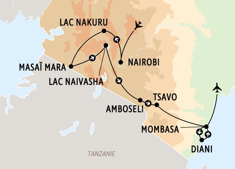 Circuit Regard sur le Kenya, le grand safari et plage de Diani - 2