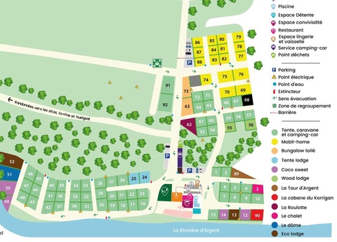 Camping La Riviere D'Argent, 3* - 24